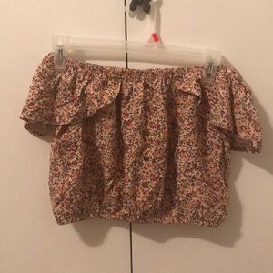 Floral crop top